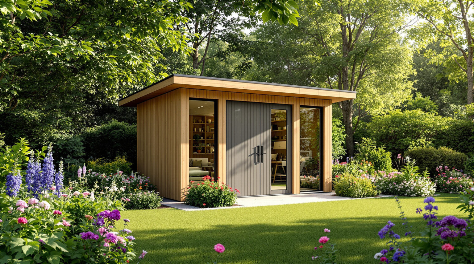 Construire abri de jardin monopente : Guide complet pour réaliser votre projet facilement
