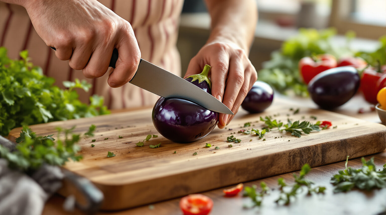 Eplucher aubergine : Astuces et techniques faciles pour réussir votre préparation culinaire