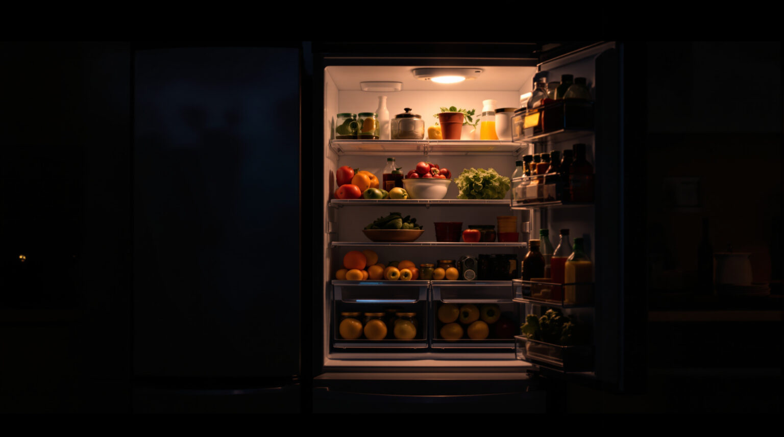 Frigo ouvert toute la nuit : Profitez d’une fraîcheur continue pour vos aliments !