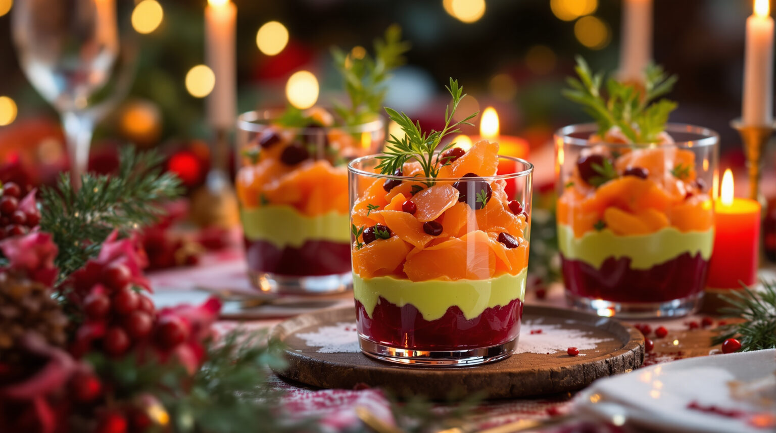 Recettes verrines Noël : 10 idées festives pour éblouir vos convives